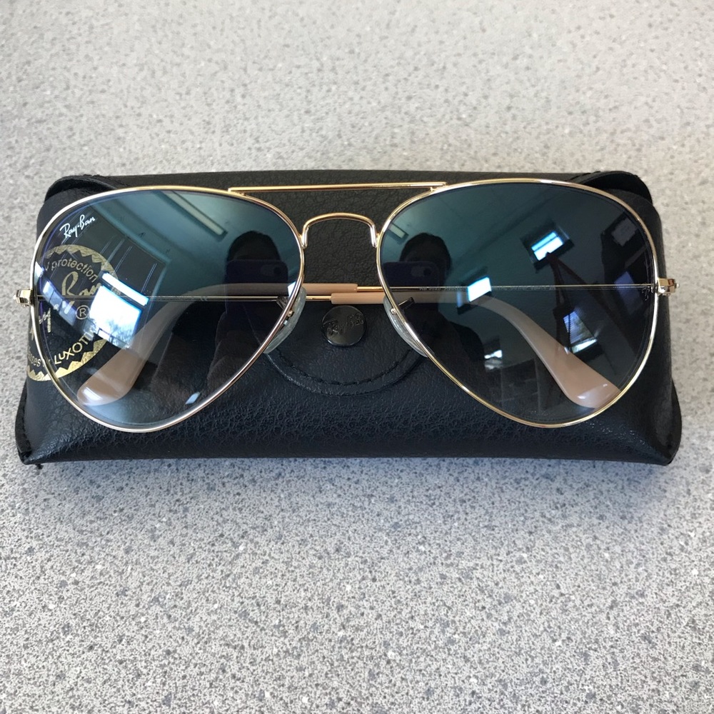 Rayban Aviators Blue Gradient